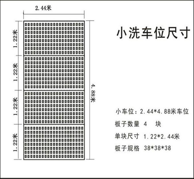 小尺寸洗車房格柵規格